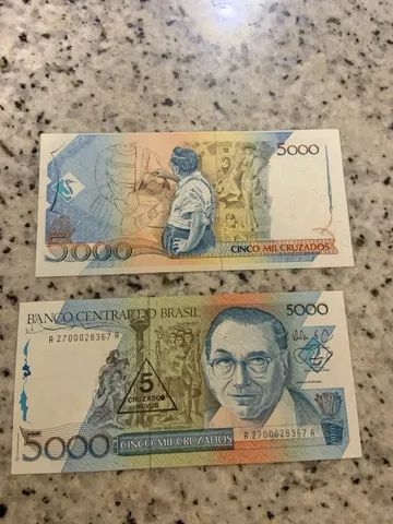 Cedula de 5000 Cruzados!! Para coleção 