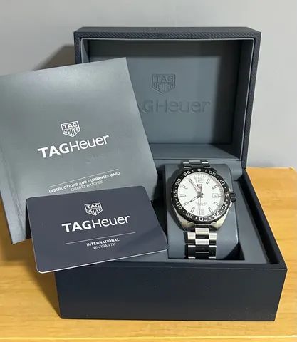 Rel gio Original Tag Heuer F rmula 1 Fundo Branco Acess rios