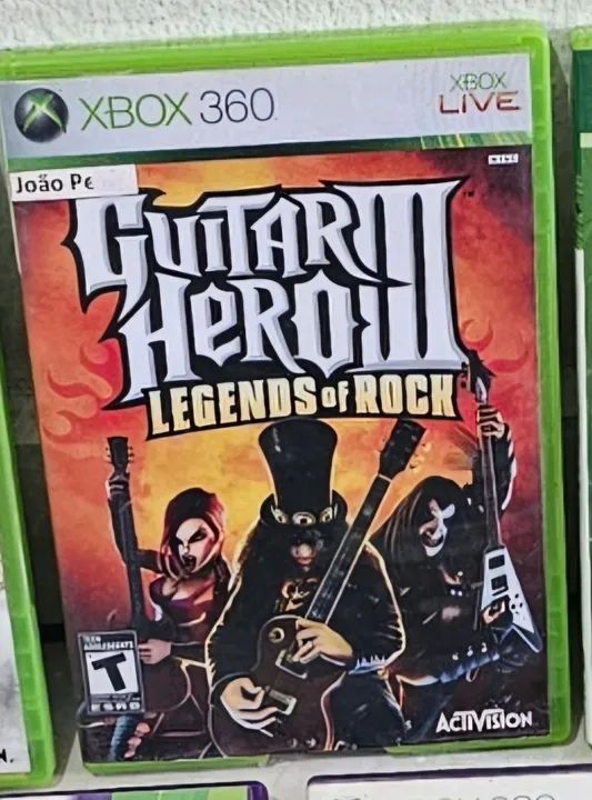 GUITAR HERO 3 GUITAR HERO 5 XBOX 360 ORIGINAL - Foto 2