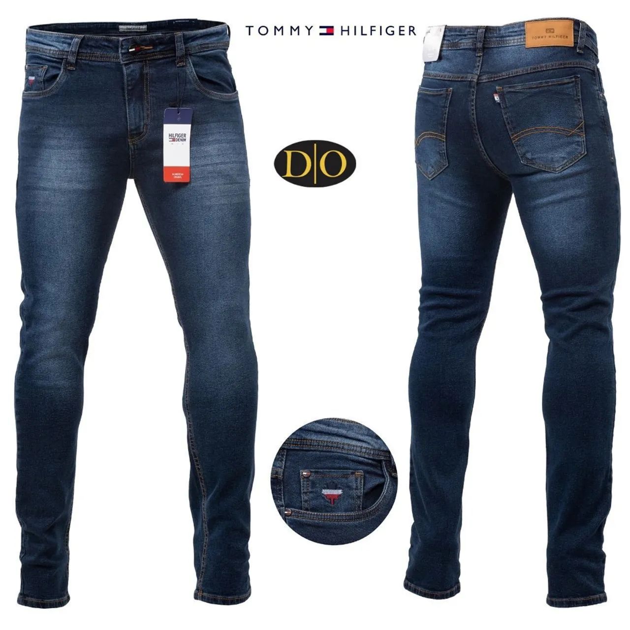 Calça masculina jeans premium