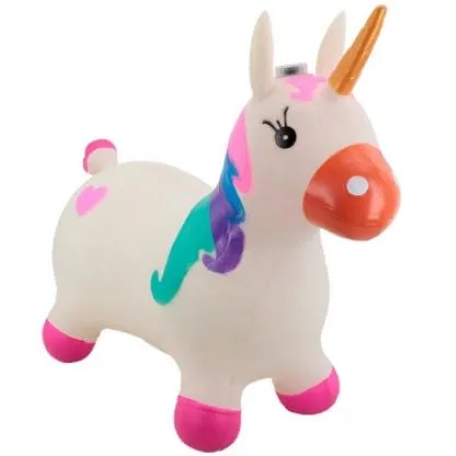 Cavalo de Brinquedo Inflável Unicornio