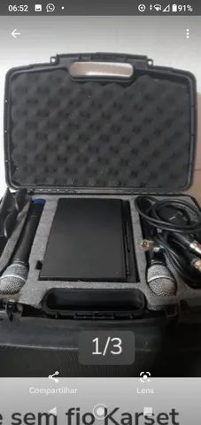 VENDO MICROFONES SEM FIO KARSECT  - Foto 2