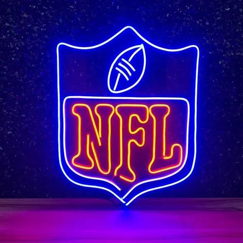 Luminária Painel Neon Led - Futebol Americano Nfl 40x50cm - Foto 4
