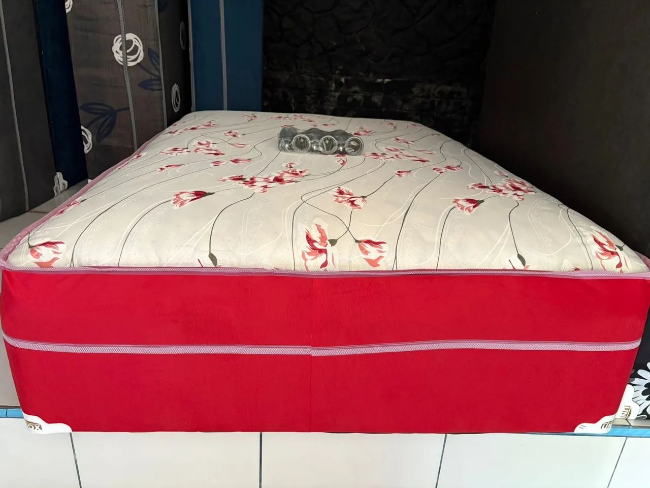 Cama Box Casal Molas Ensacadas Espuma D33 - Foto 4