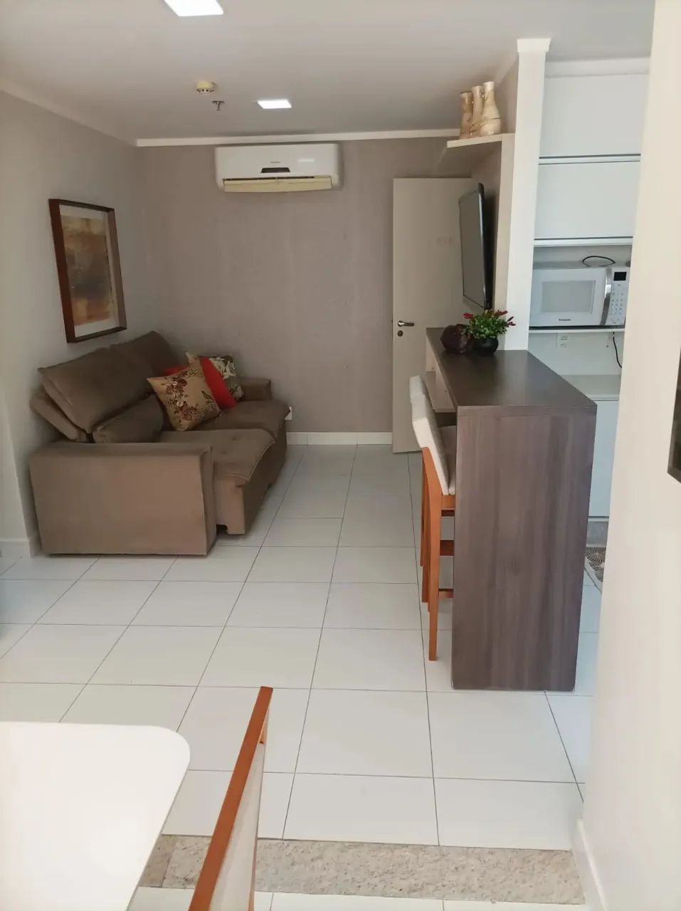 Alugo Apartamento 2 Quartos 56m2 1 Vaga Mobiliado e Decorado Jardim Goiás - Goiânia - GO - Foto 2