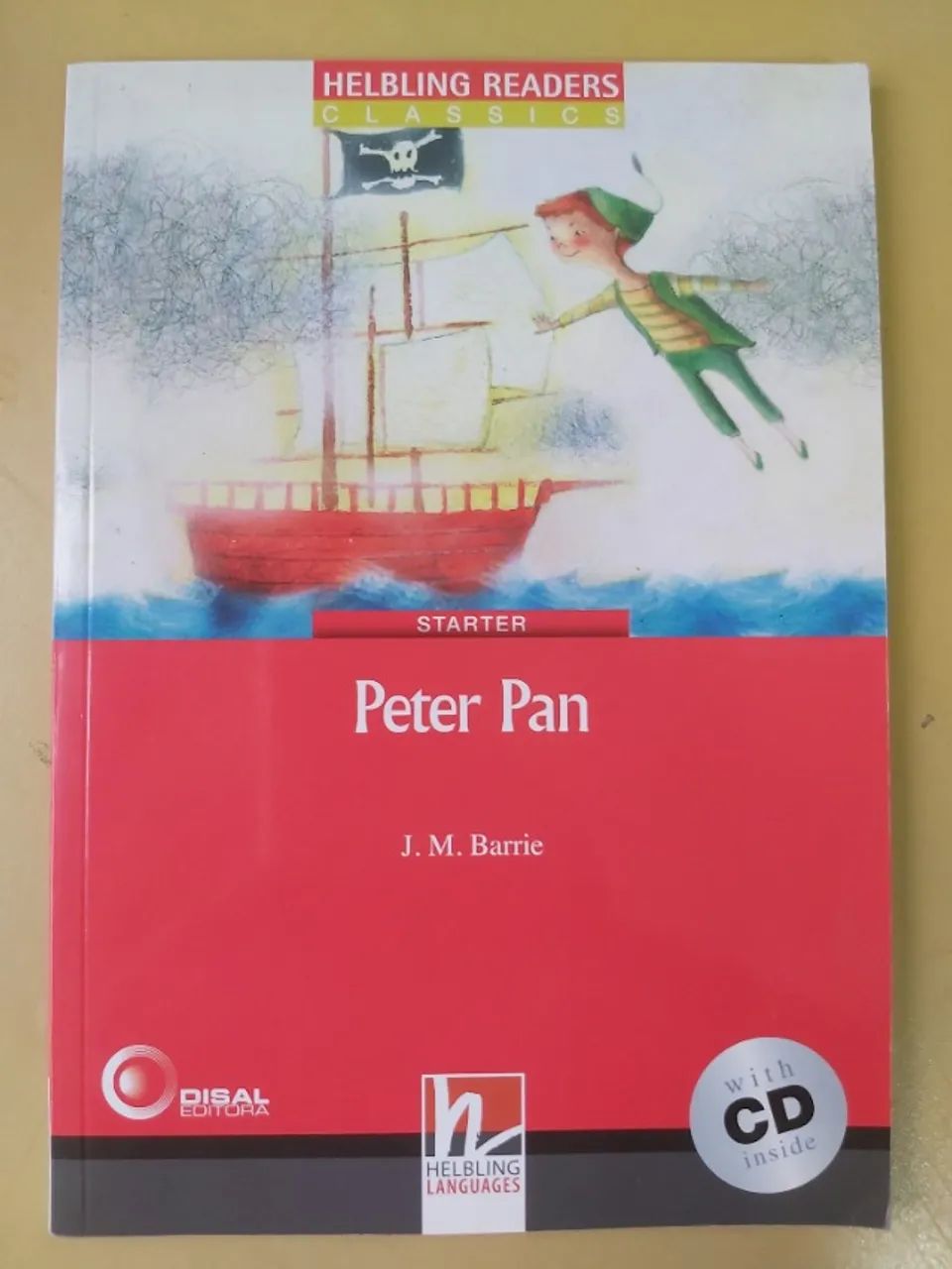 Peter Pan - Livro infantil ilustrado em Inglês