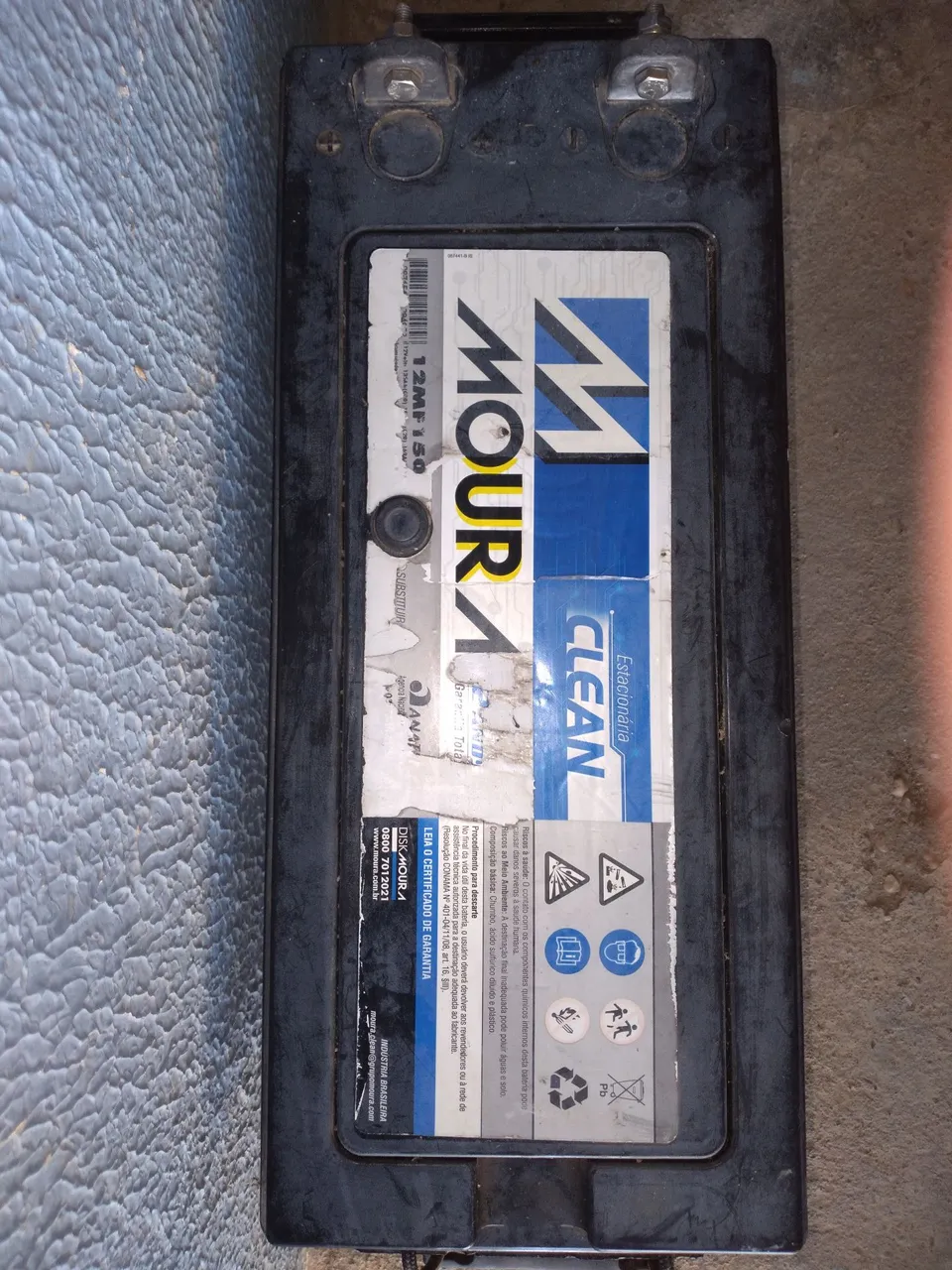 Bateria Moura 12MF150 Estacionária