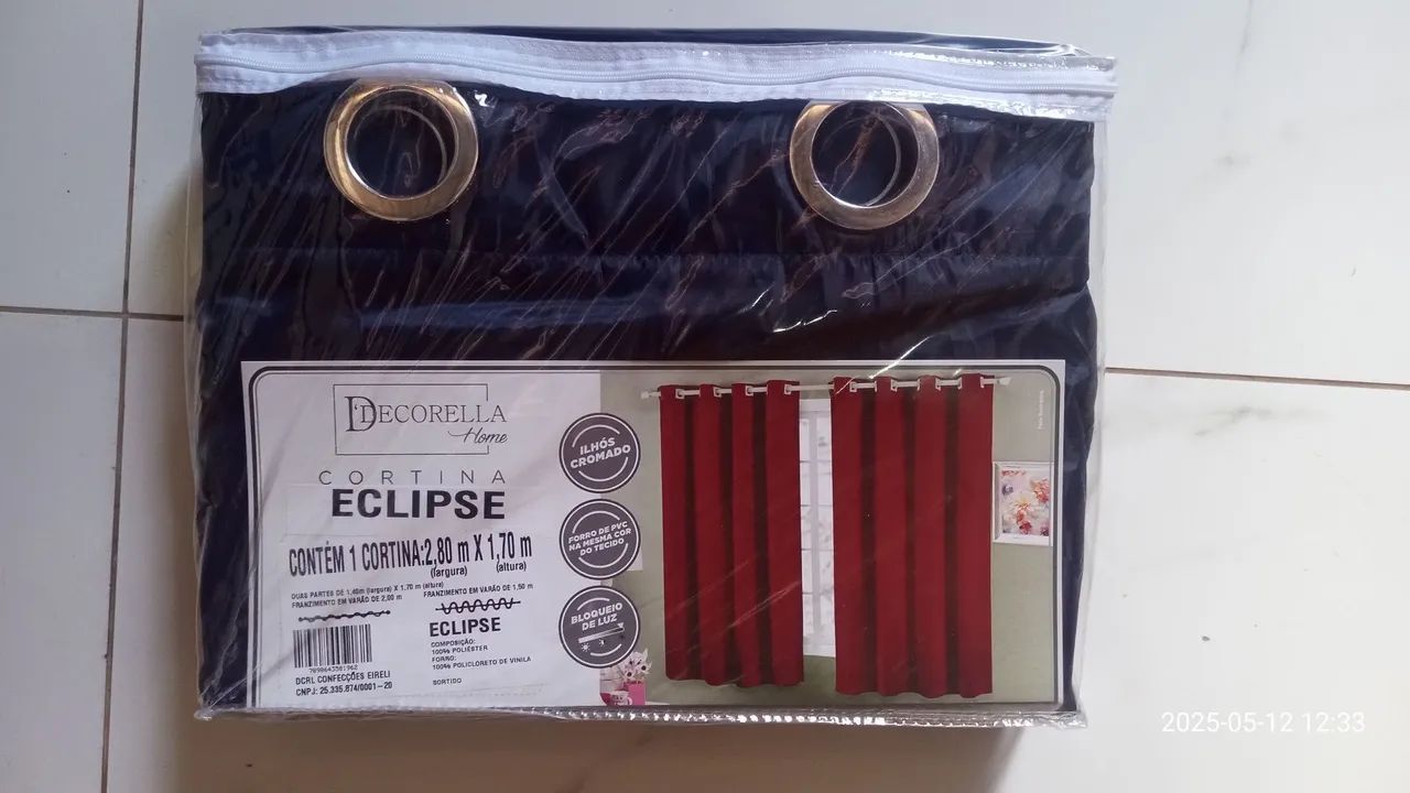 Cortinas Decorativas para Quarto - Eclipse, Lunar e Turin! - Foto 2