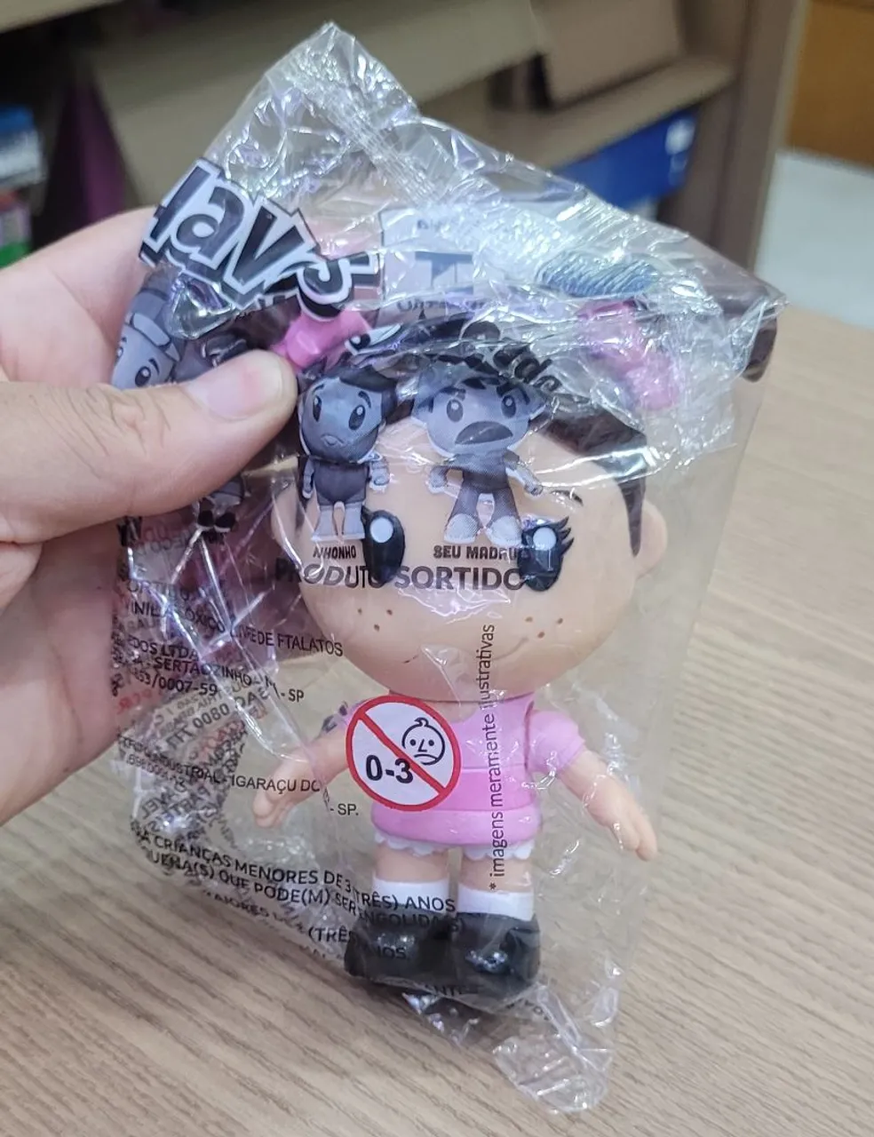 Boneco Lacrado PoPs 13cm Da Coleção Açaí da Barra-Lider Brinquedos