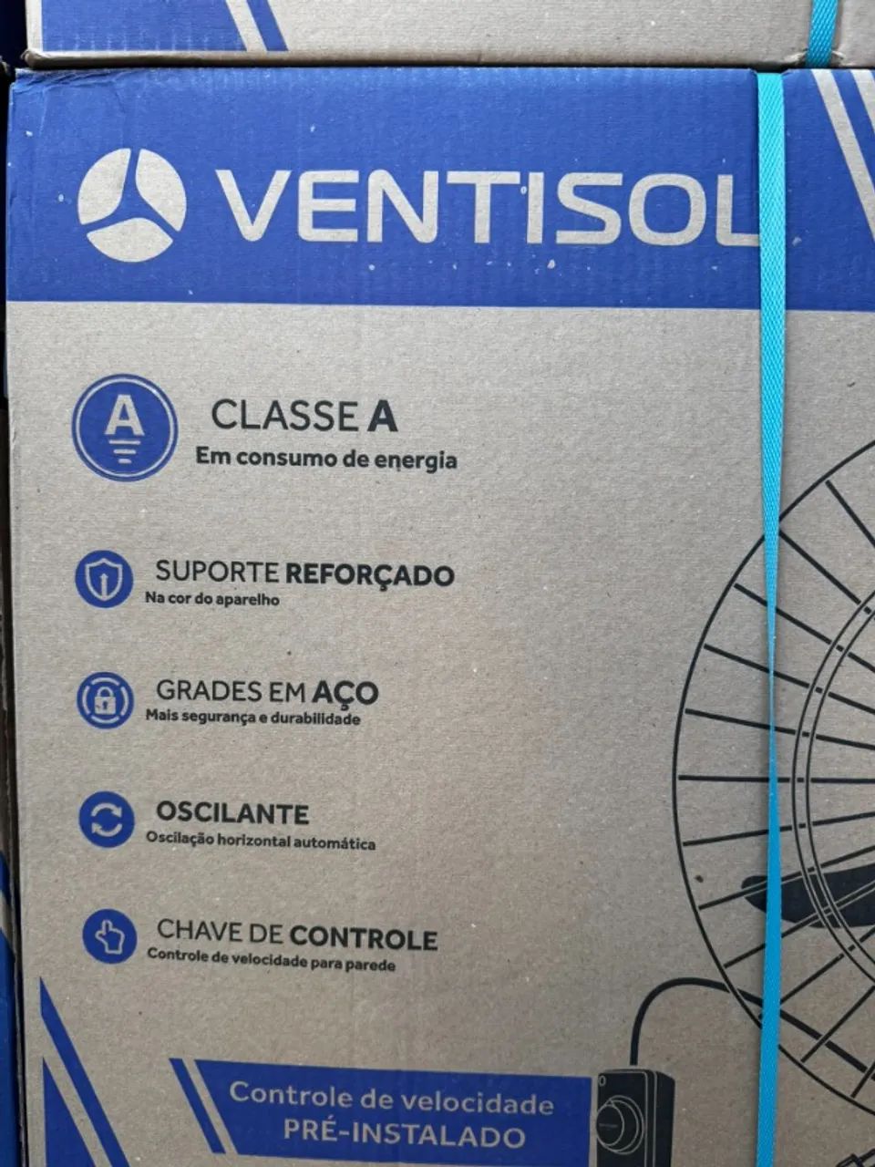 Ventilador de Parede Ventisol 60cm, bivolt - Foto 4