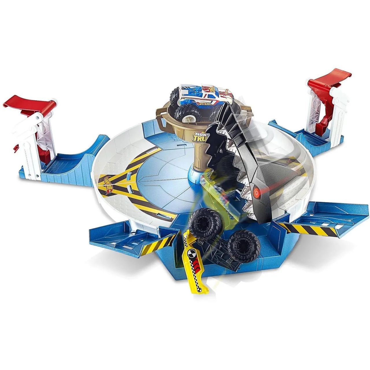 Pista Monster Trucks Hot Wheels - fuga do tubarão!!