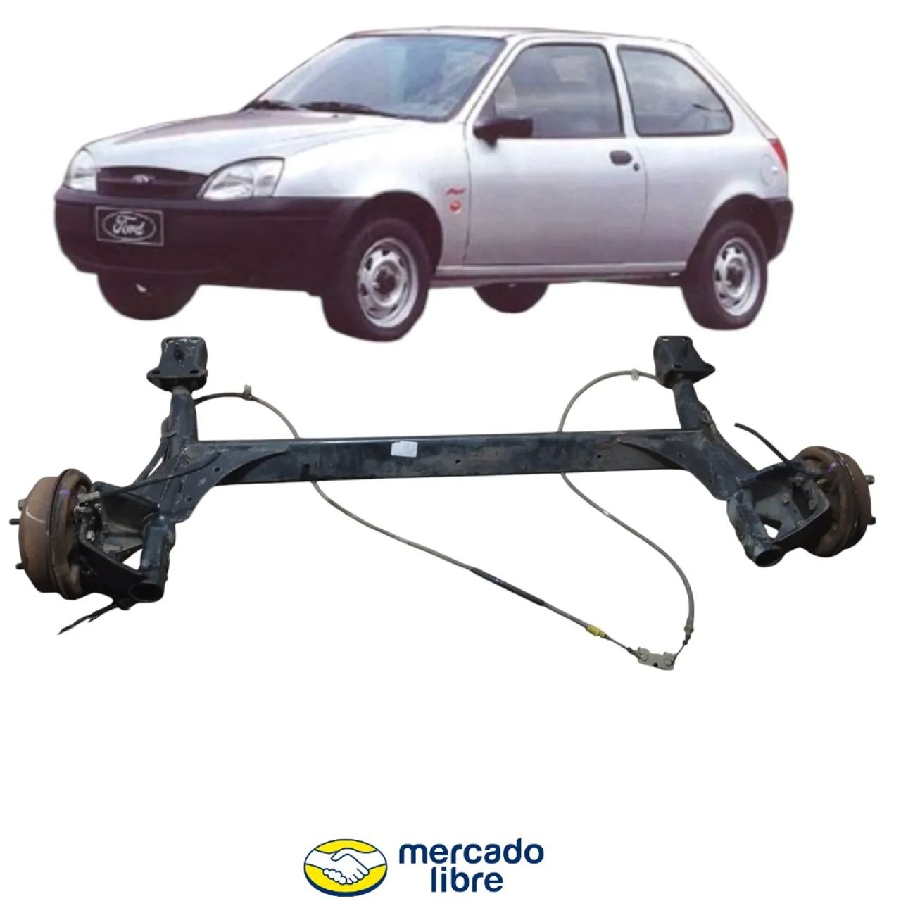 Eixo Traseiro Ford Fiesta 96 A 04