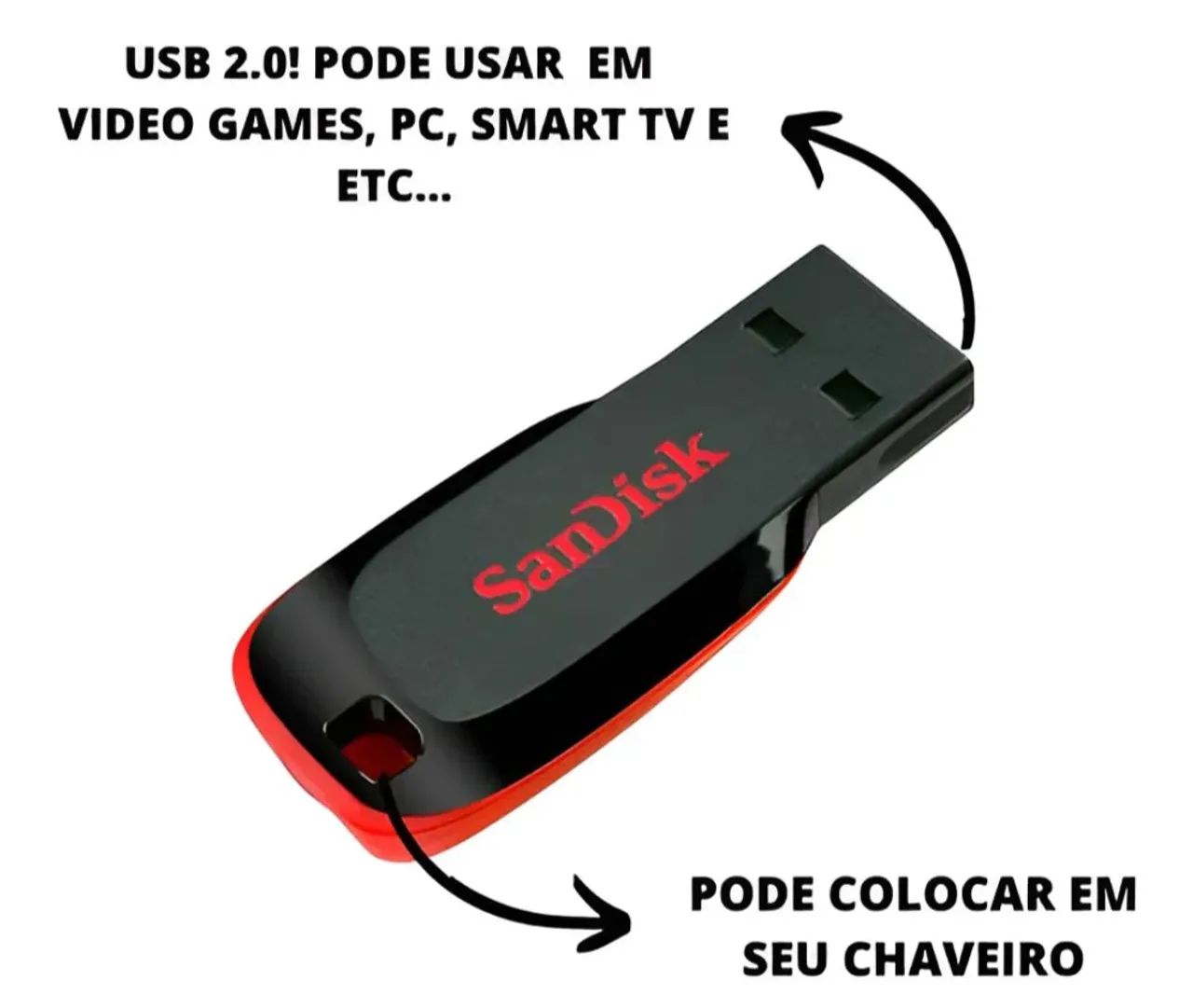 Pendrive 64 GB lacrado  - Foto 4