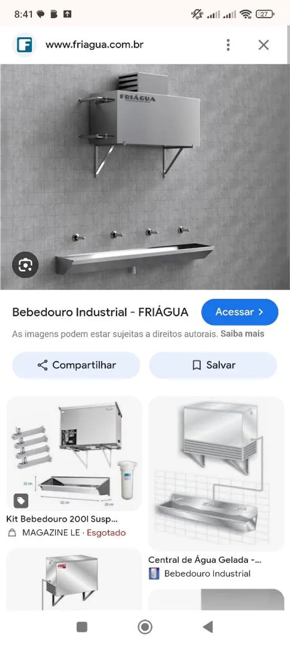 Bebedouro industrial de parede - Foto 3