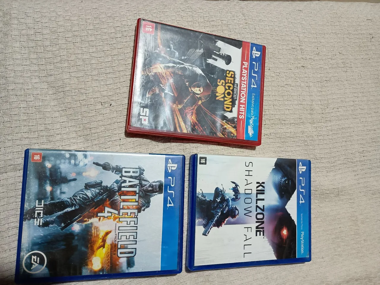 Jogos PS4 - Battlefield 4, Killzone Shadow Fall e Infamous Second Son