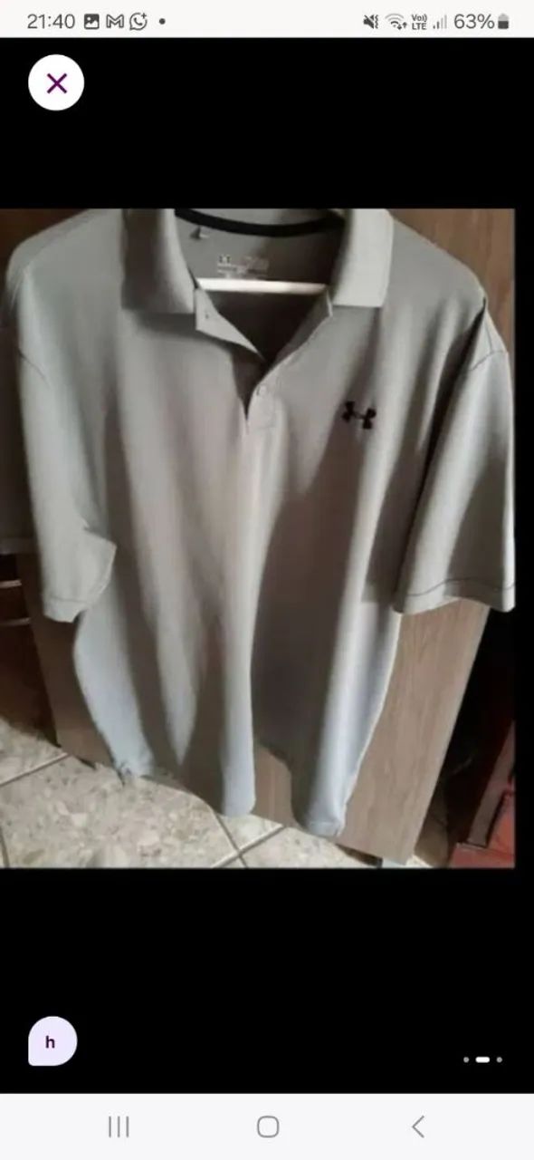Camisa Polo Azul Escuro - Foto 2