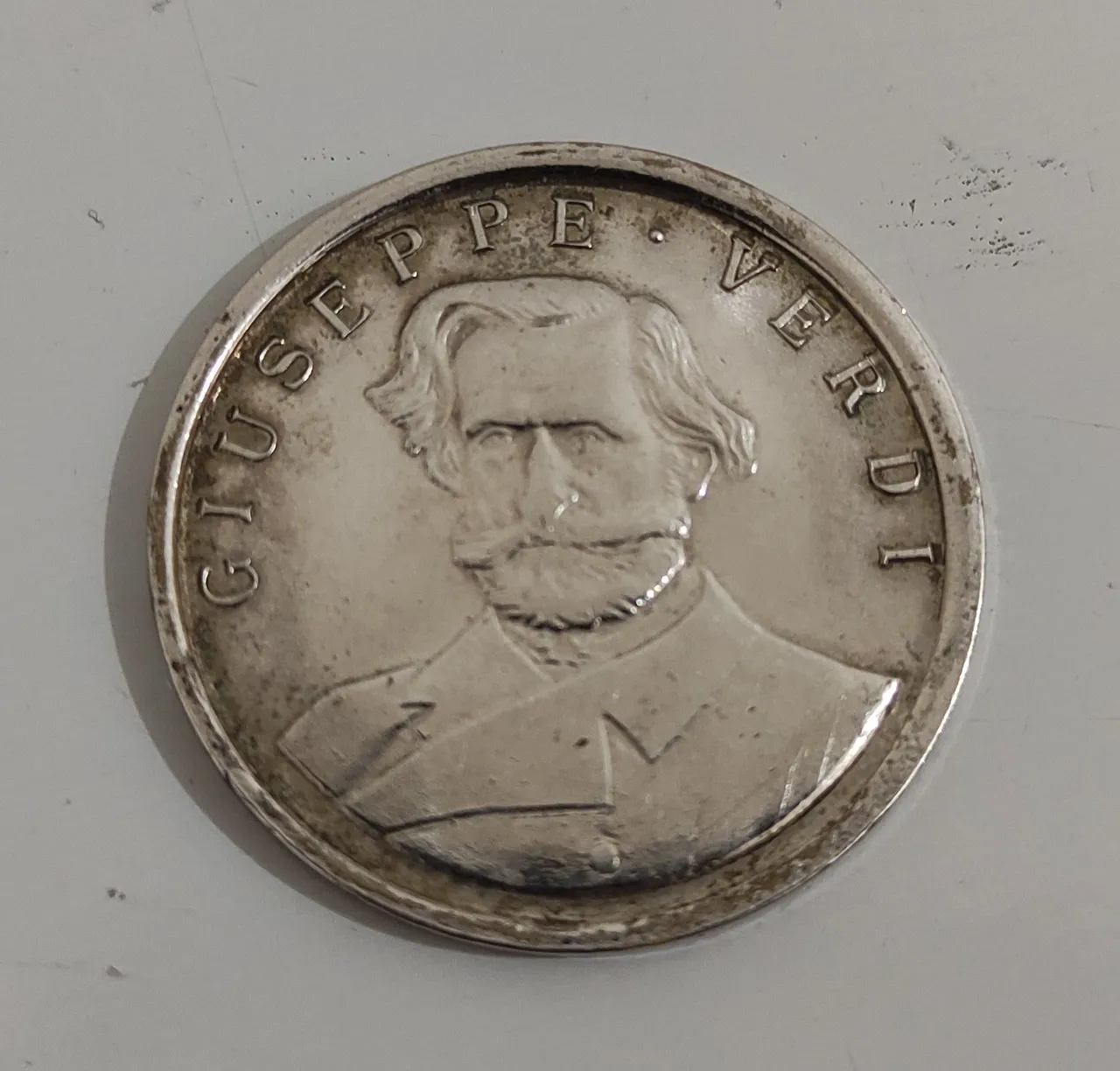 Moeda/Medalha Giuseppe Verdi