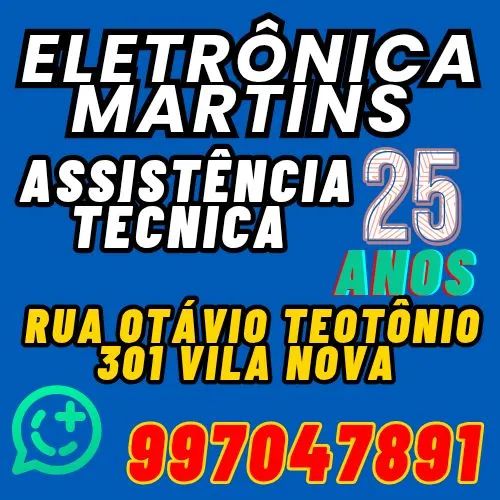 Consertamos microondas fornos elétricos Air fryer TVs 