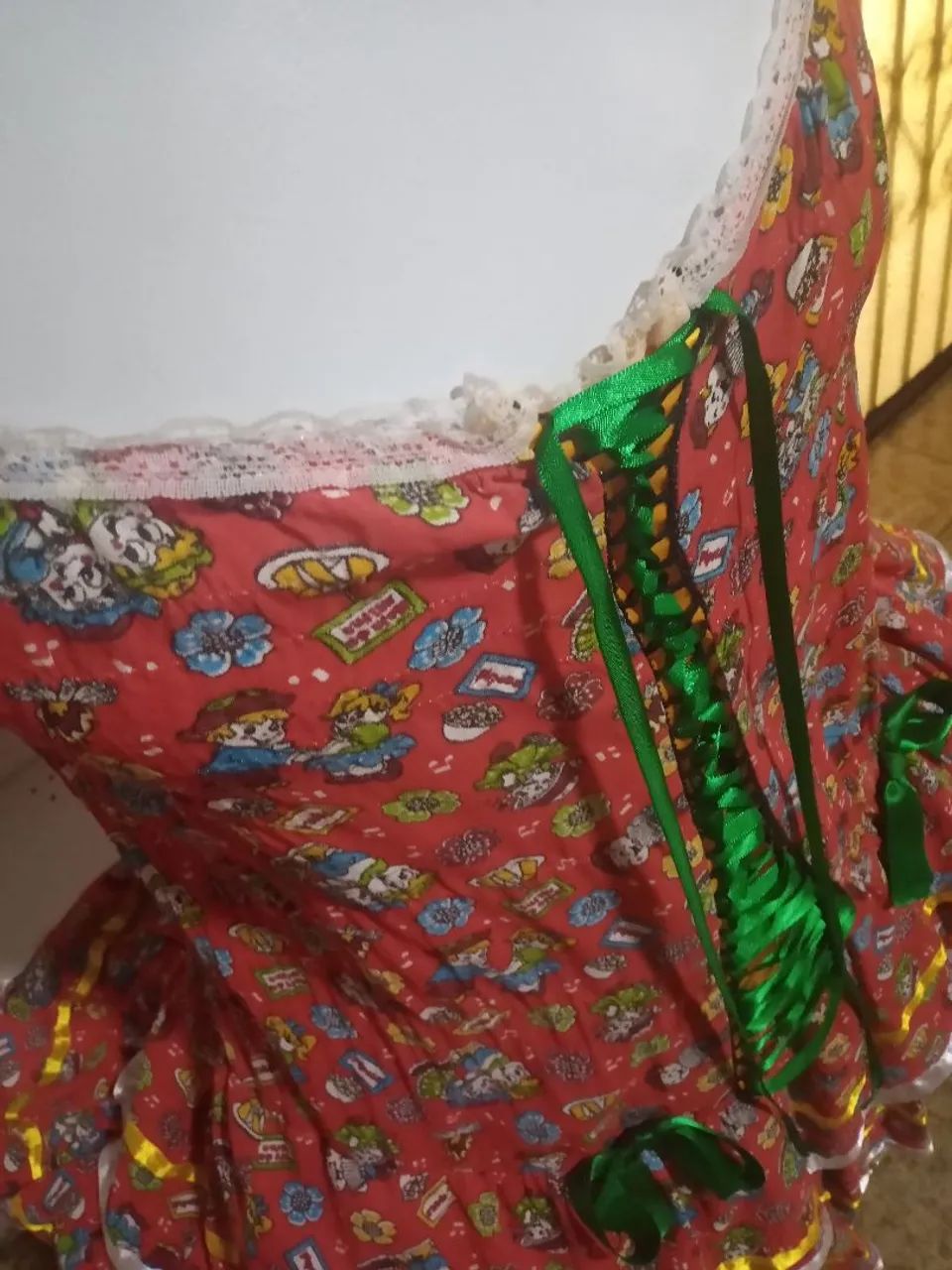 Vestido de Festa Junina - Adulto - Foto 2
