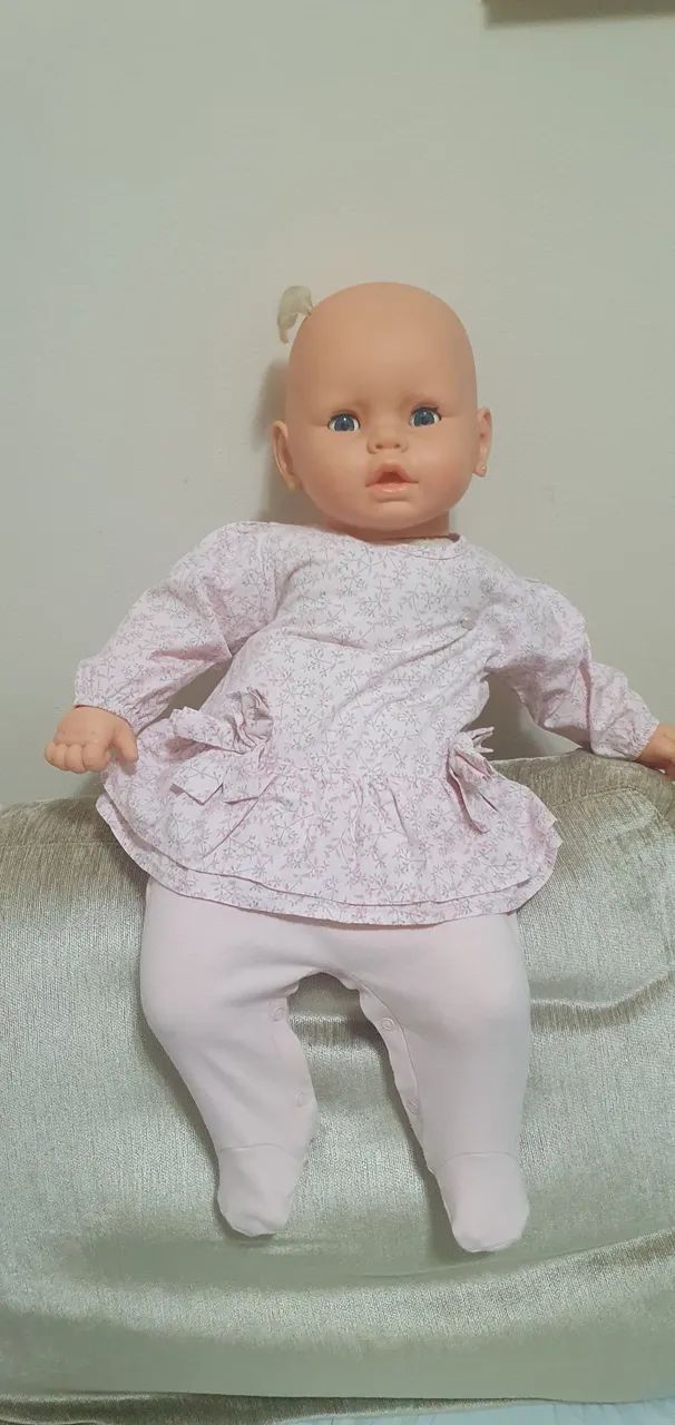 Bebê  grande,64cm da Estrela,anos 90. - Foto 6