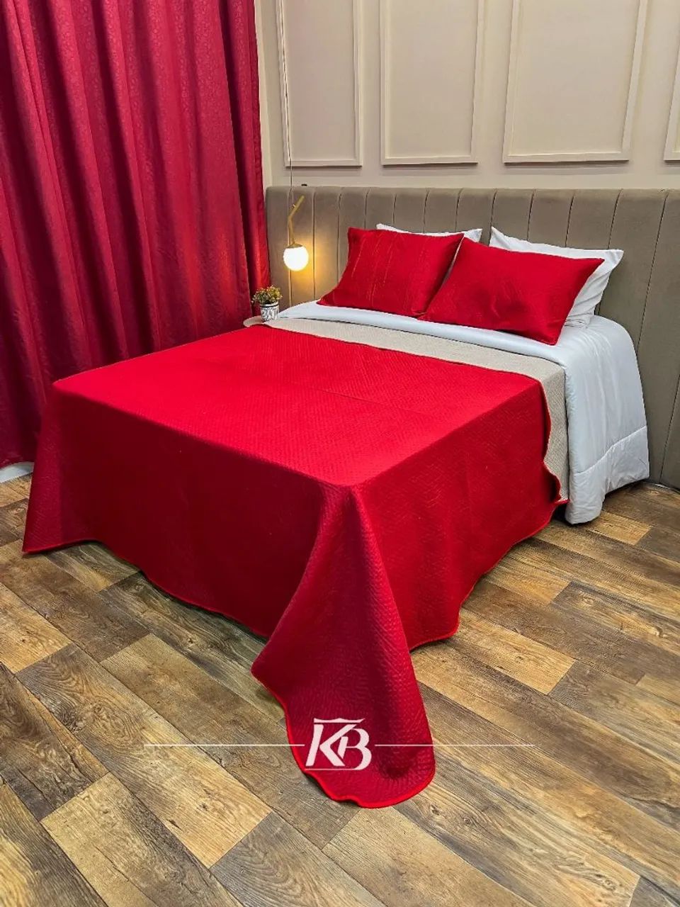 Cobre leito dupla face com duas fronhas  - Foto 3