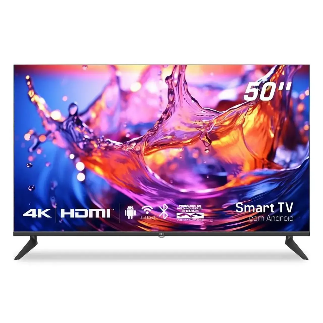 TV 50" HISENSE SMART 4K QLED - NOVA NA CAIXA