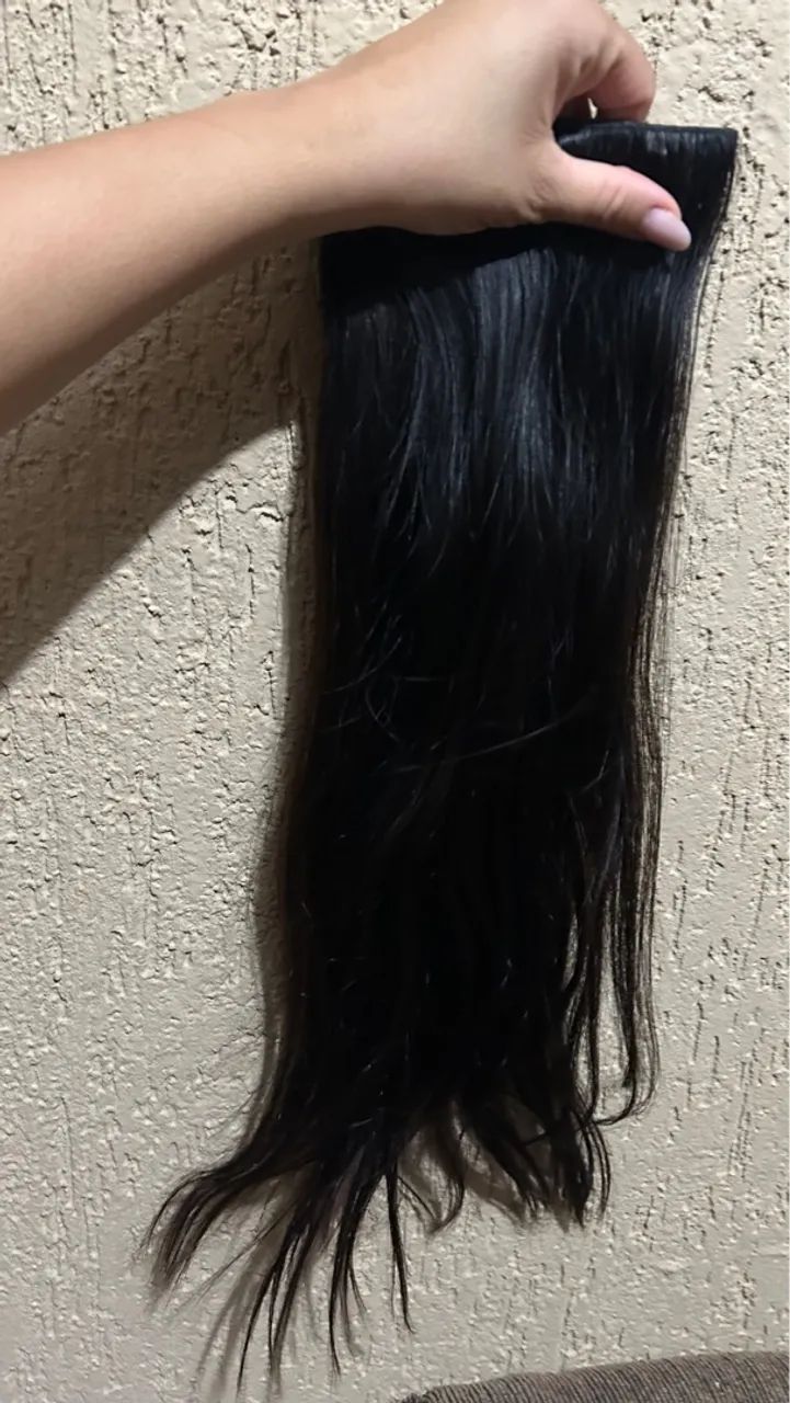 Vendo mega hair humano adesivado - Foto 3