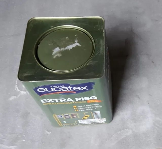 Tinta Eucatex - piso acrílico fosco azul - 18 L - Foto 3