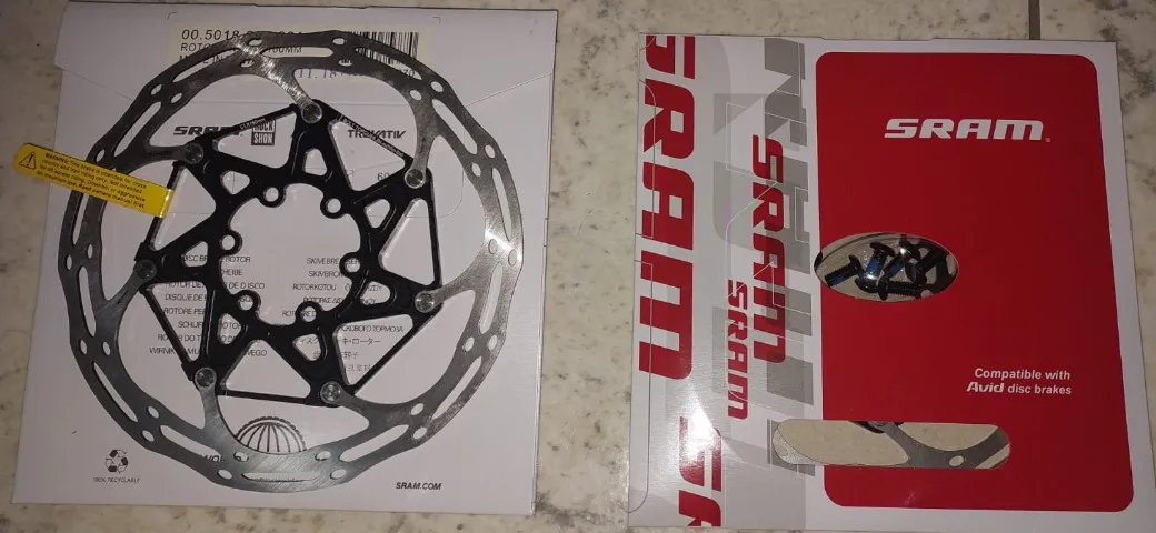 Par Discos de Freio Sram Center Line - 160mm - Novo - Original