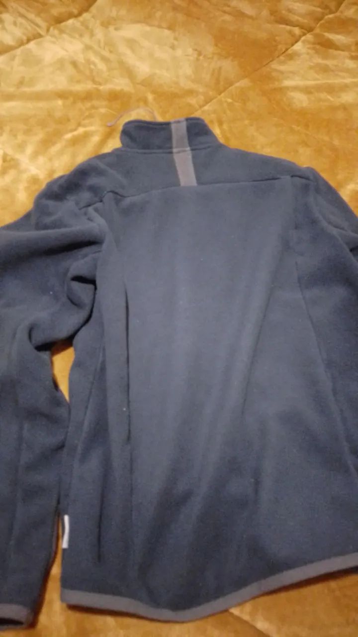 Casaco Fleece Masculino Azul - Novo - Foto 2
