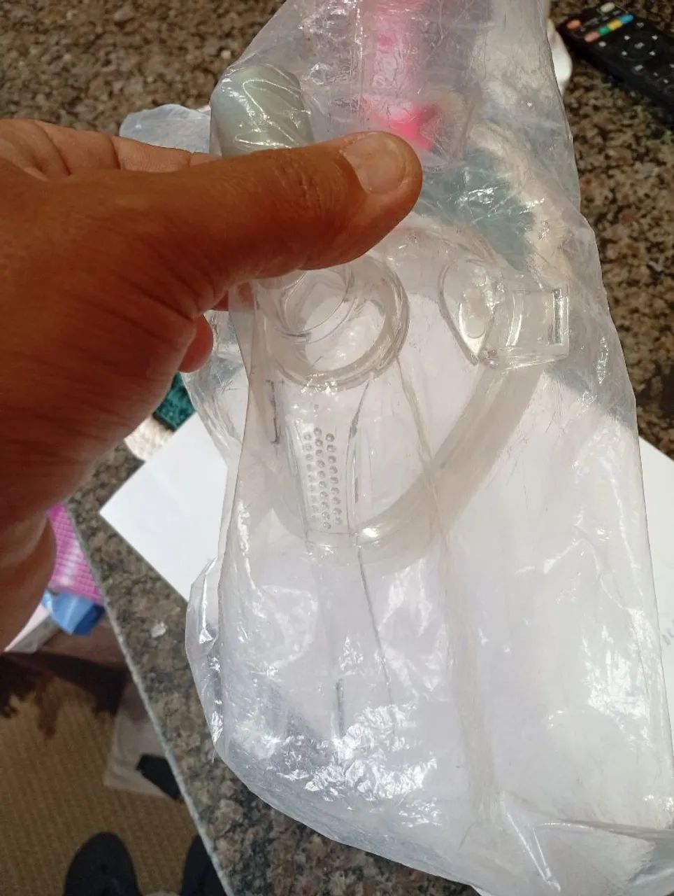 Máscara do nariz da máquina de respiração - Foto 3