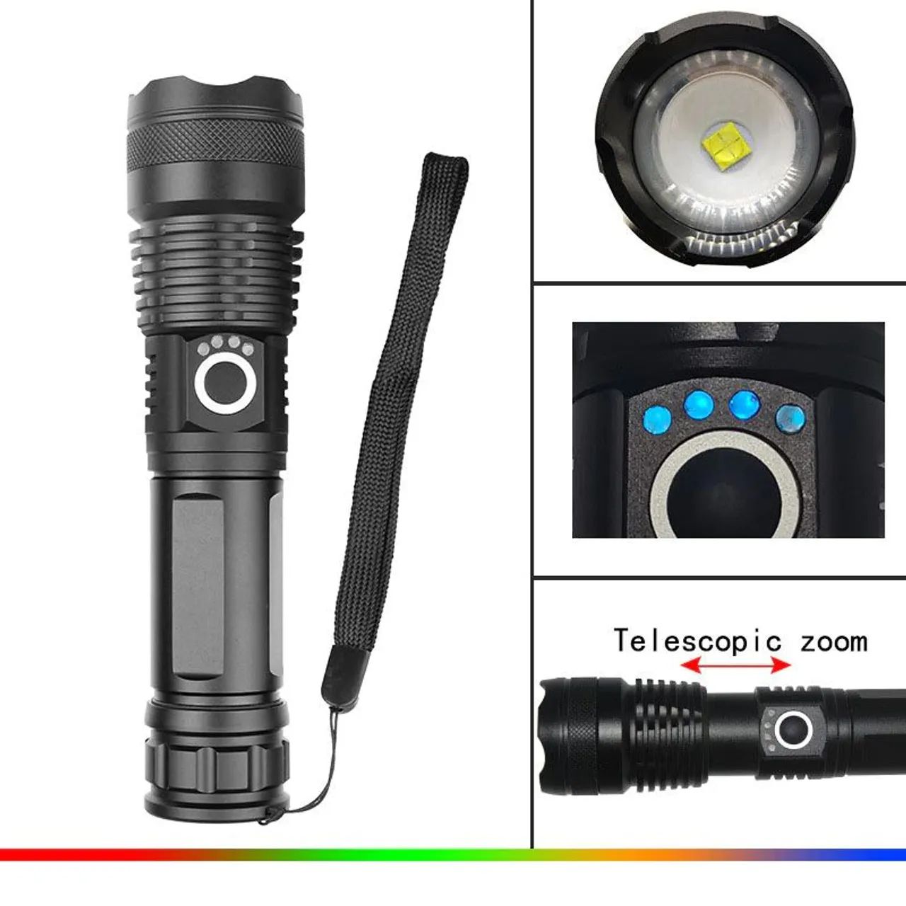 Lanterna led ultra forte T9 - Foto 2
