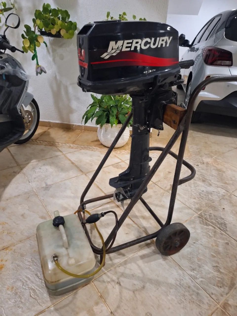 Motor de popa Mercury 5 hp e motor Johnson 3.3 hp - Foto 4