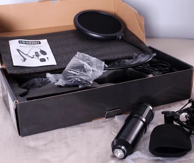 Kit Microfone USB BM800 VEDO Condensador Estúdio Profissional - Foto 5