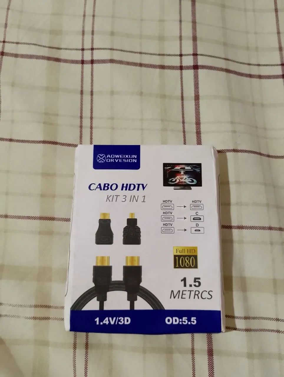 Cabo HDMI 3 em 1 - 1,5 Metros - Full HD  - Foto 4