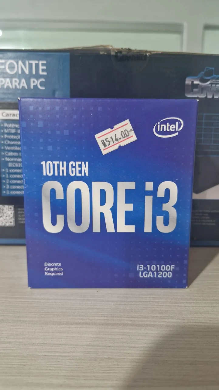 Processador Intel Core i3 10100F LGA1200 10ª Geração
