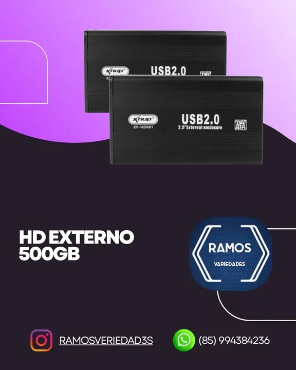 HD Externo 500GB 