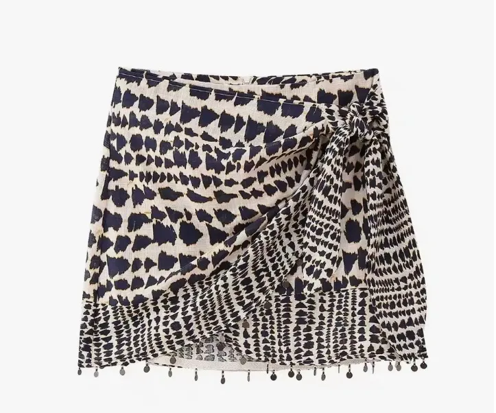 Saia estampada