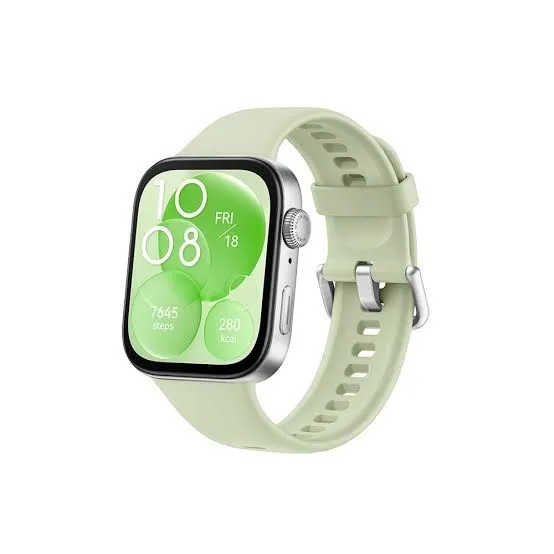 Huawei Watch Fit 3, Verde Bisel prateado