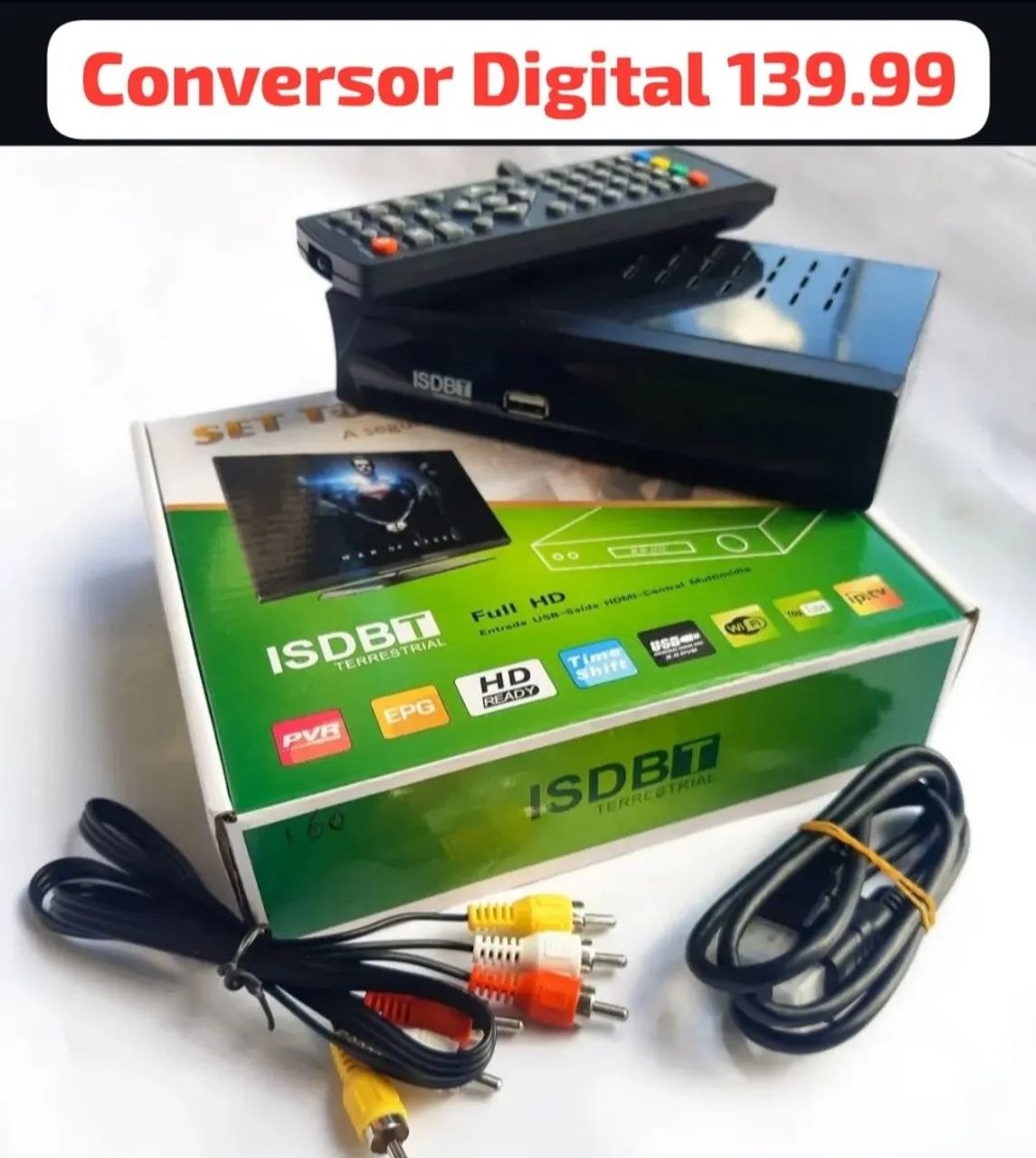 Conversor Digital ISDBT - Full HD