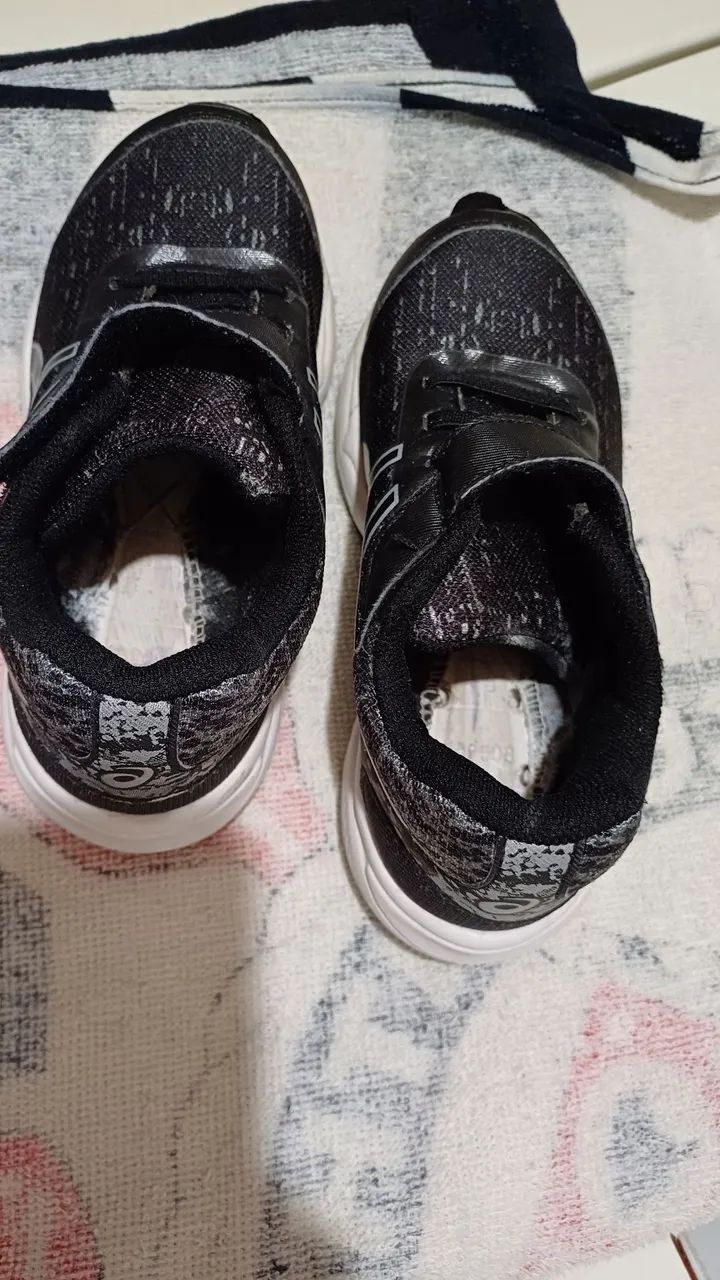 Tênis Infantil Asics Preto - Foto 3