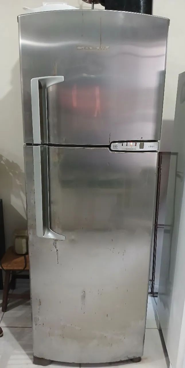 Geladeira Brastemp Inox toda boa única Dona 