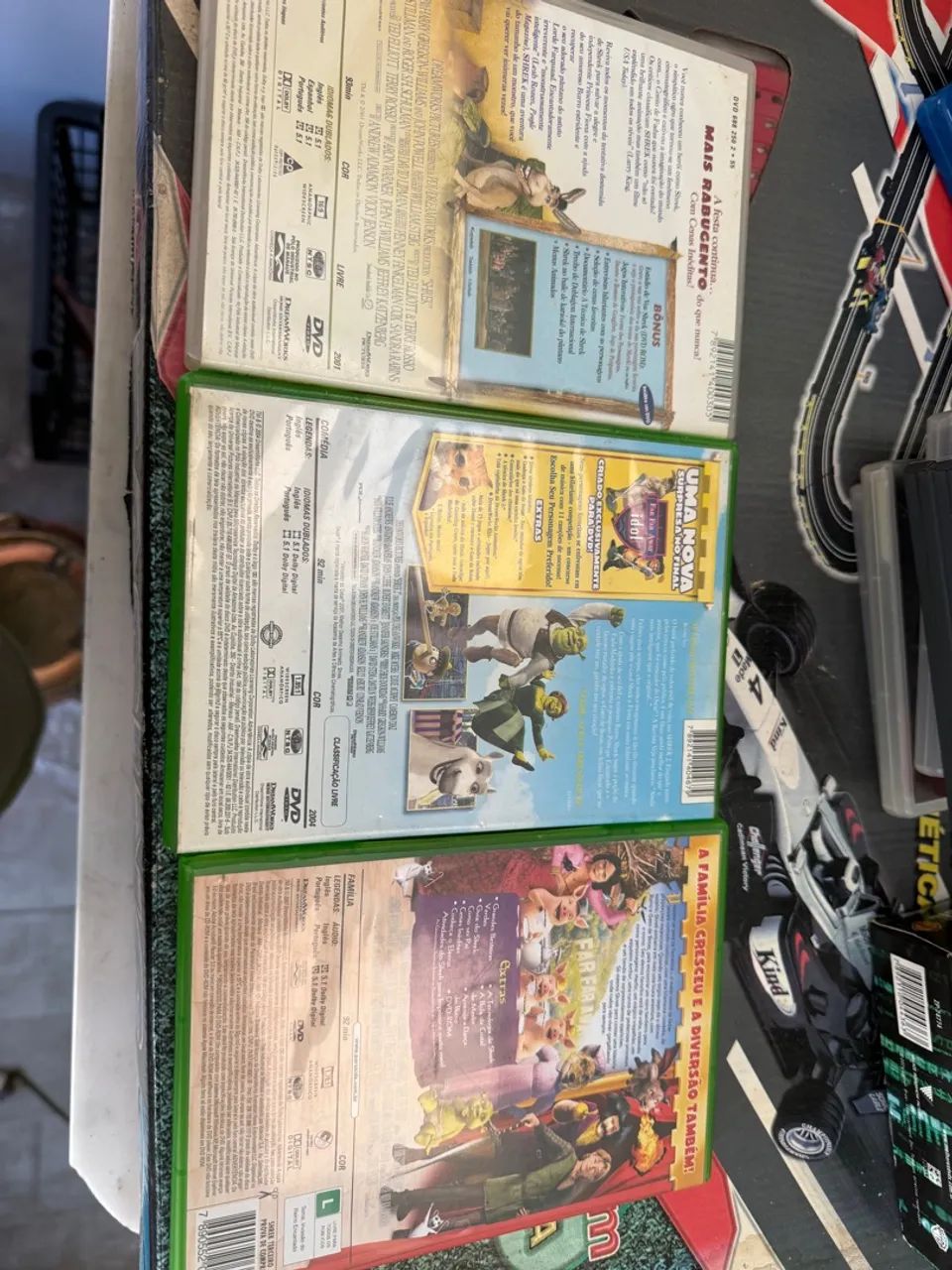 Coleção Shrek - 3 Filmes em DVD e princesa e o sapo - Foto 2