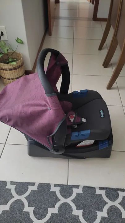 Bebê conforto Burigotto Touring com base de encaixe - Foto 2