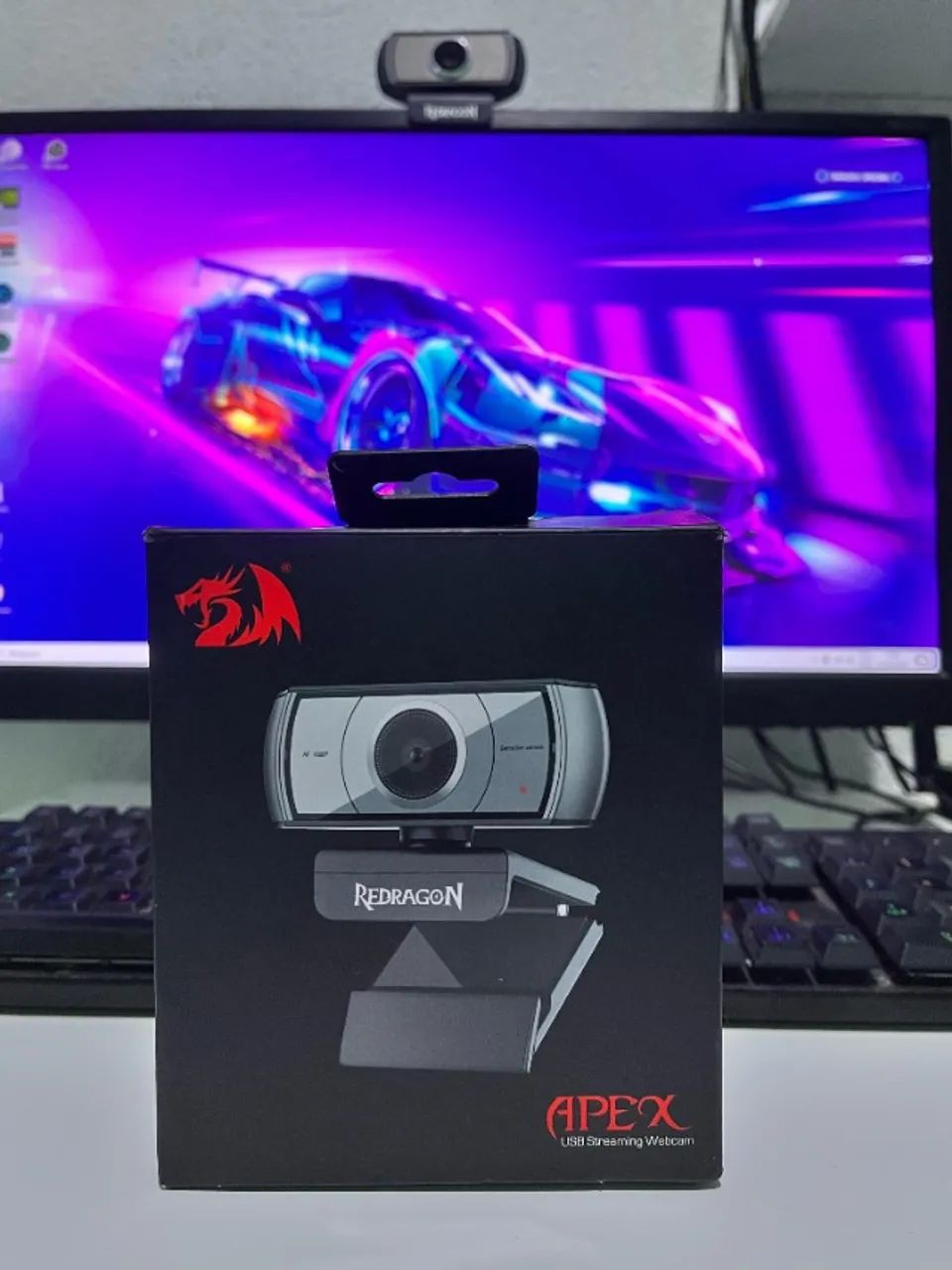 Web Cam REDRAGON Modelo: Apex GW900; Resolução: 1920 x 1080 foco automático - Foto 2