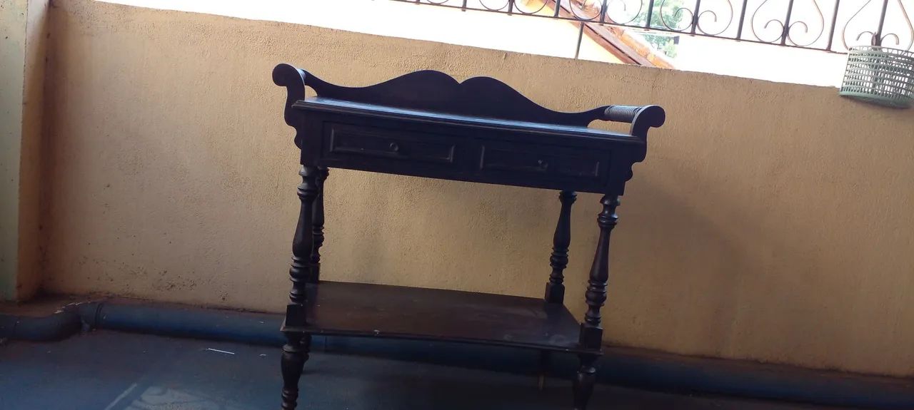 Mesa de chá antiga - Foto 2