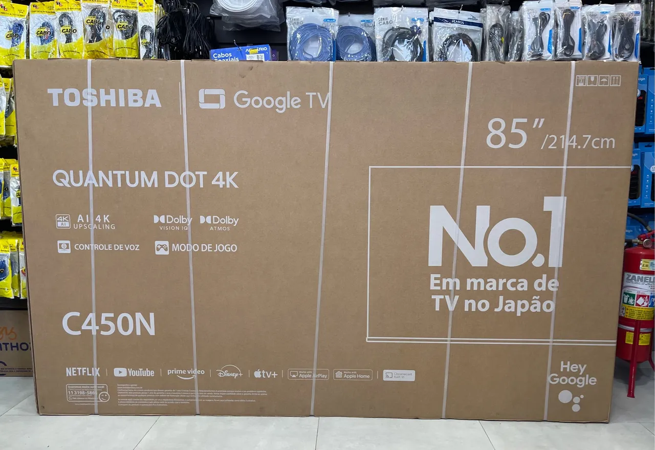Televisão smart 85 polegadas smart 4K ?