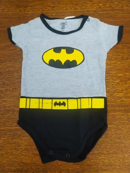 Body Temático Infantil Do Batman