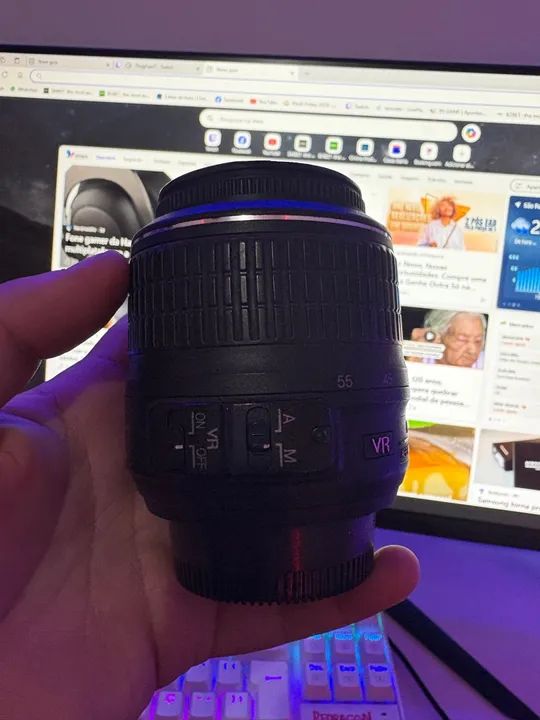 Câmera Nikon DSLR d3100 - Foto 2