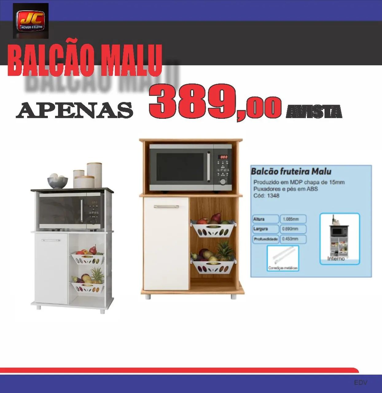 Balcão fruteira 